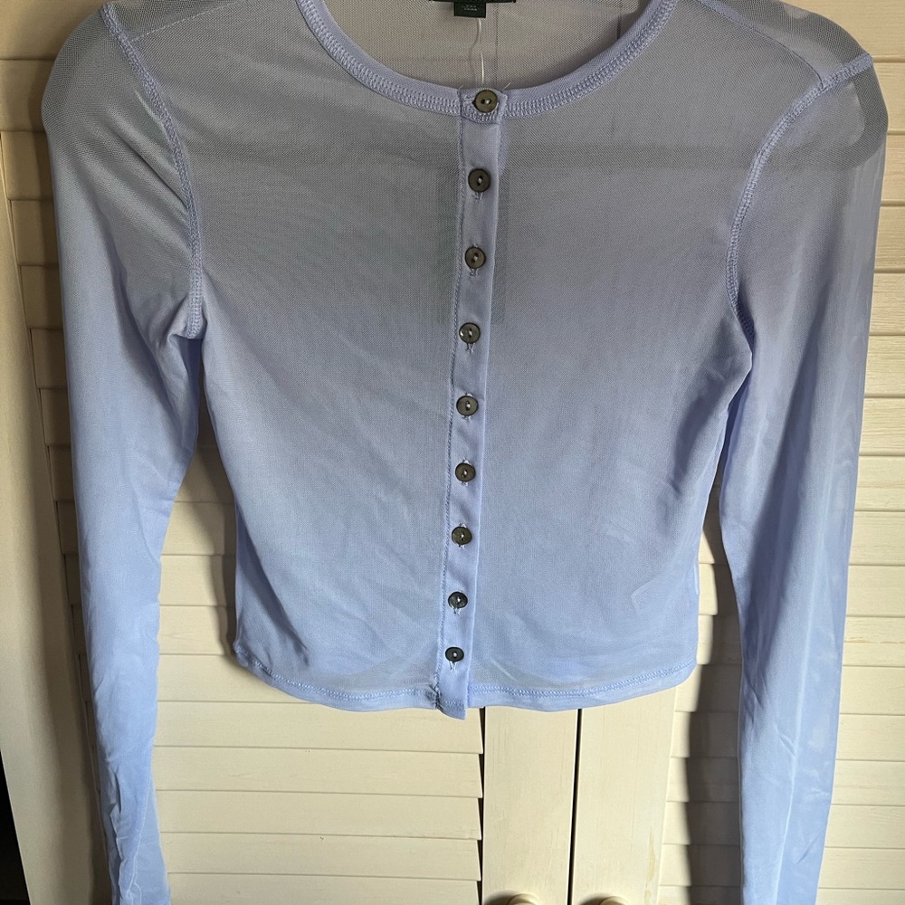 Wild Fable Lavender Button-Down Shirt